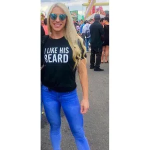 Couple Matching T-shirt Funny BEARD BUTT