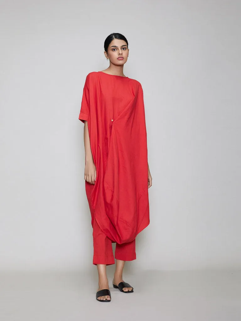 Cowl Button Tunic