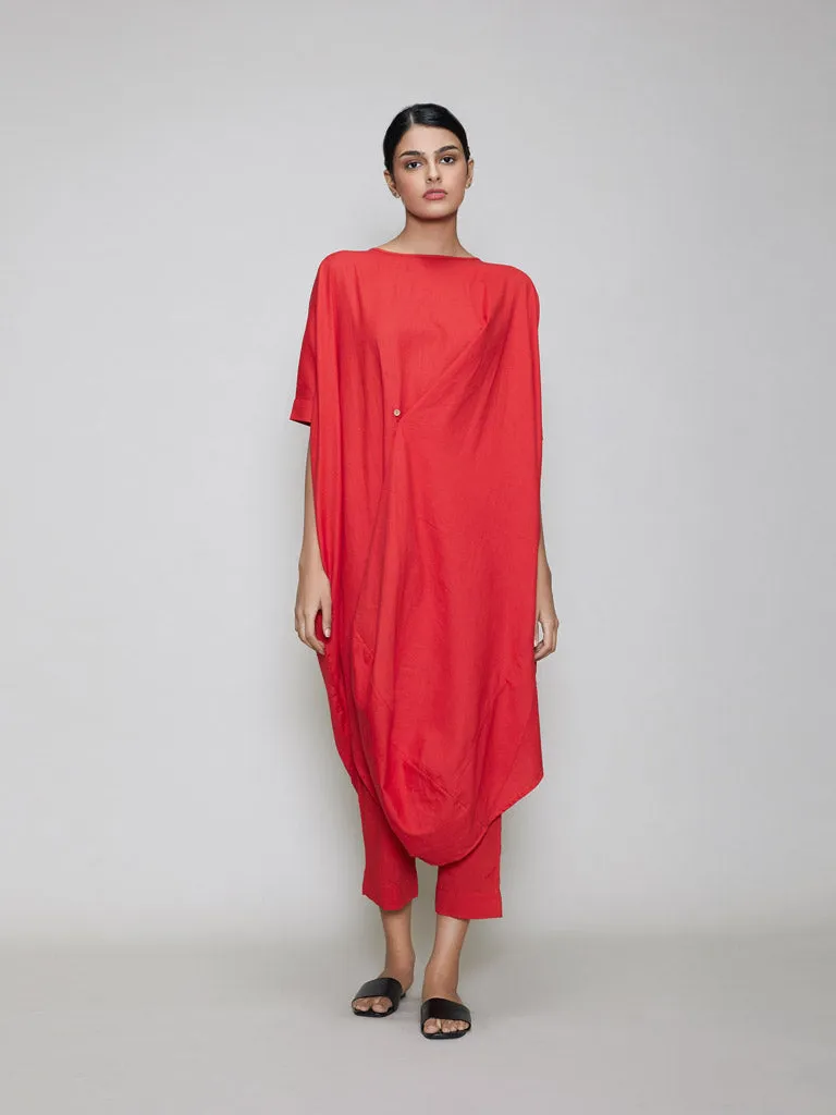Cowl Button Tunic