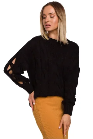 Cracked Sleeve Luxe Oversized Sweater