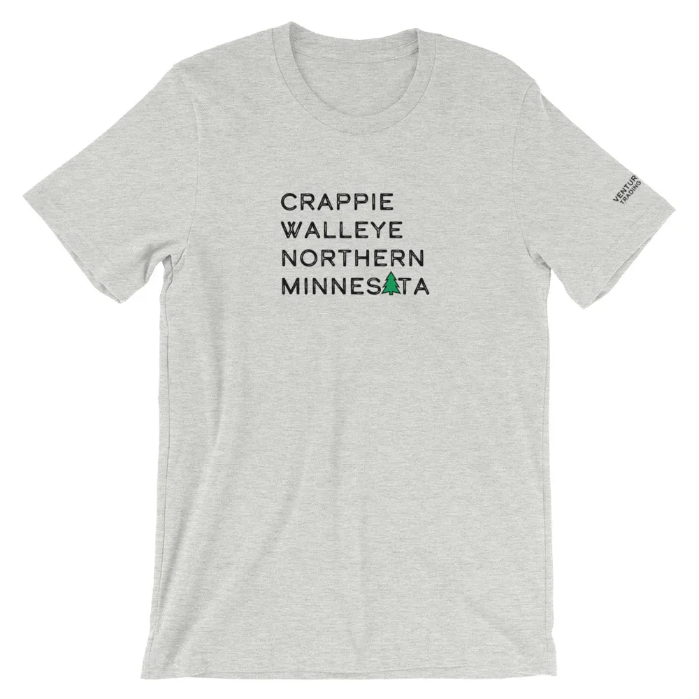Crappie Walleye Northern MN Tee