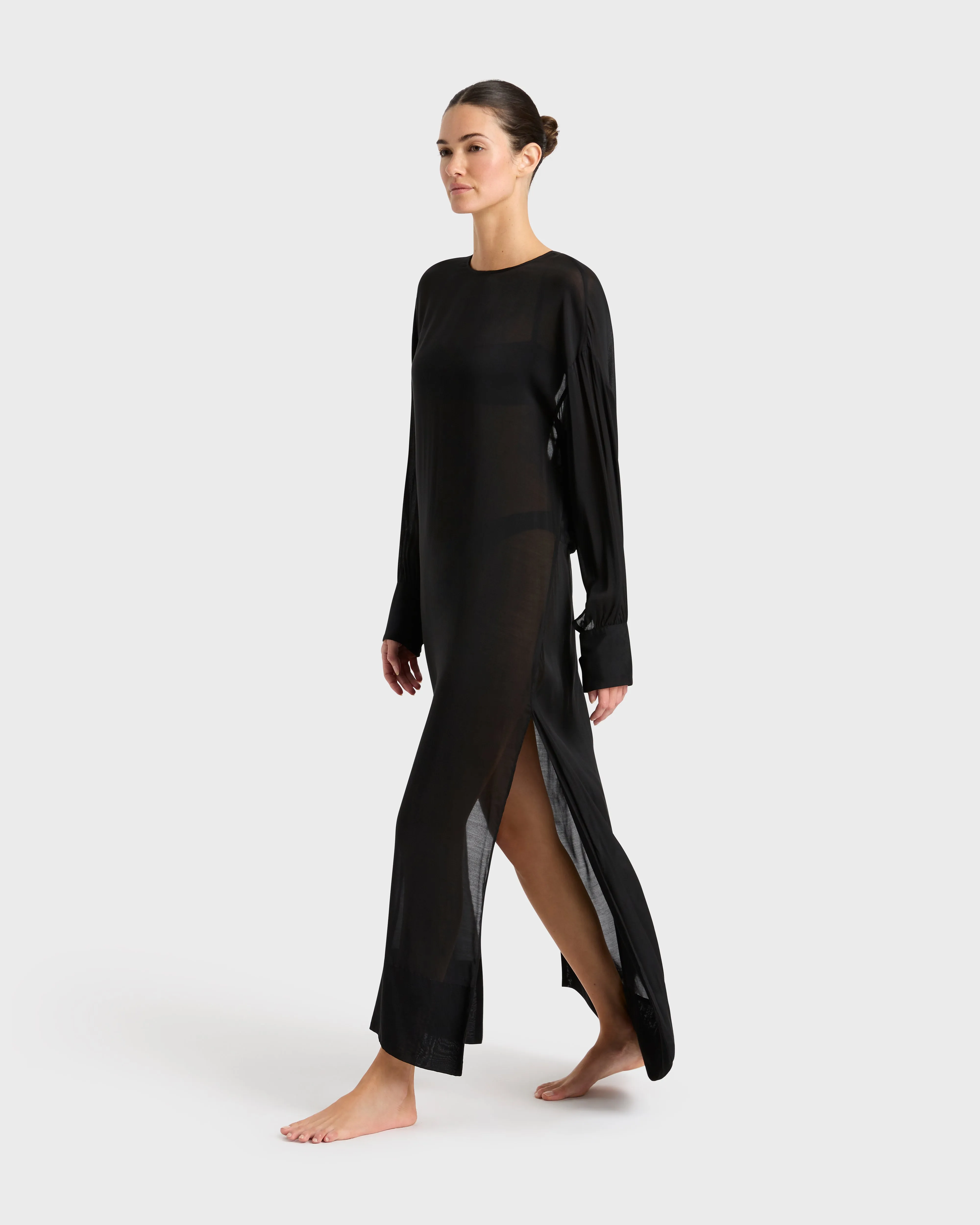 Cremona Twist Back Coverup - Black