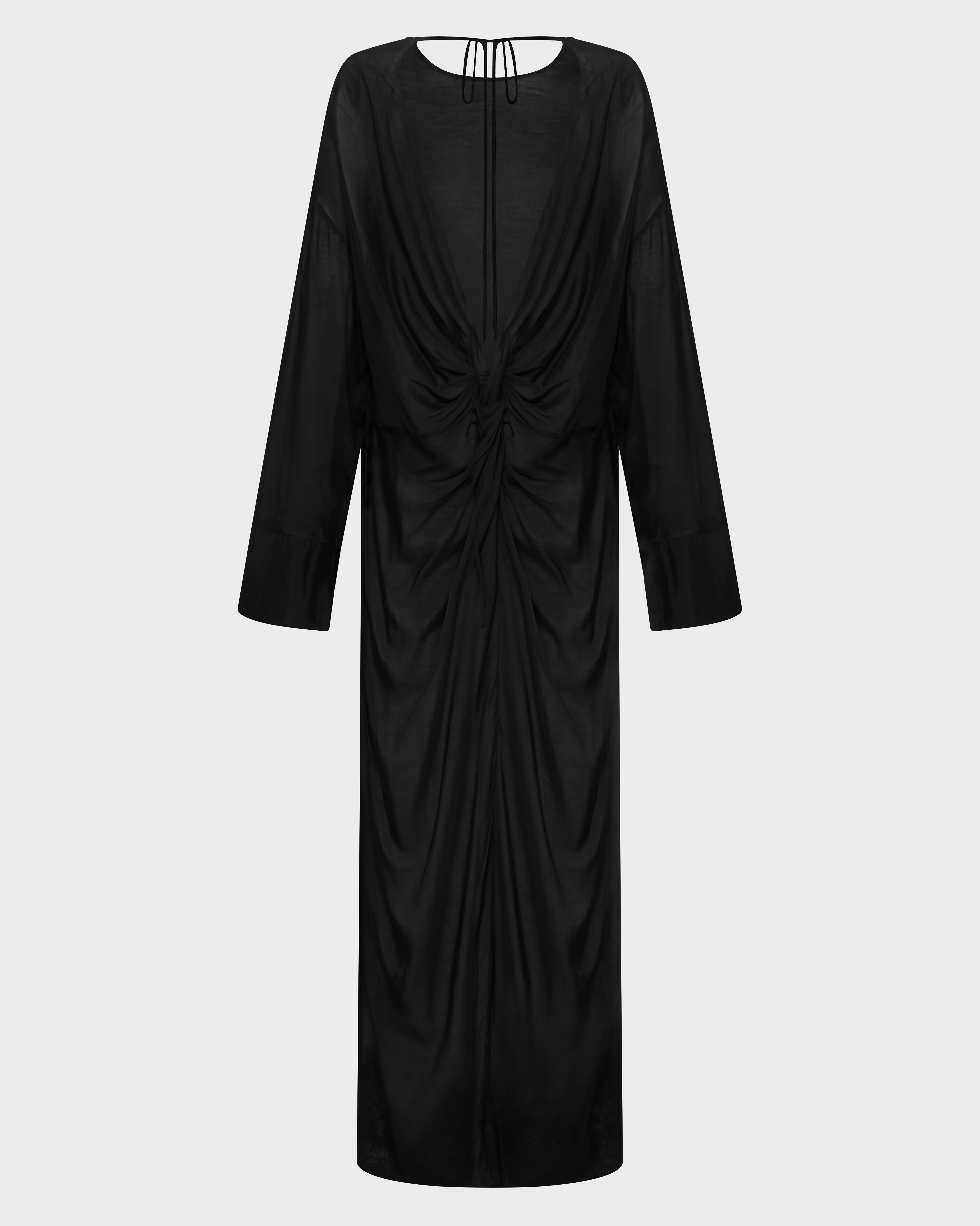 Cremona Twist Back Coverup - Black