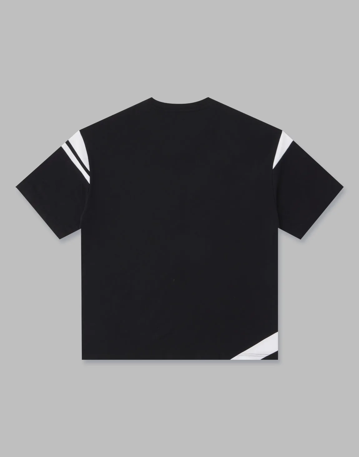 CRONOS V-SHAPED OVERSIZE T-SHIRTS【BLACK】