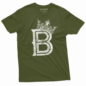 Crown with letter B tee shirt popular culture Queen Bee tee shirt Crown B shirt Womens Unisex tee