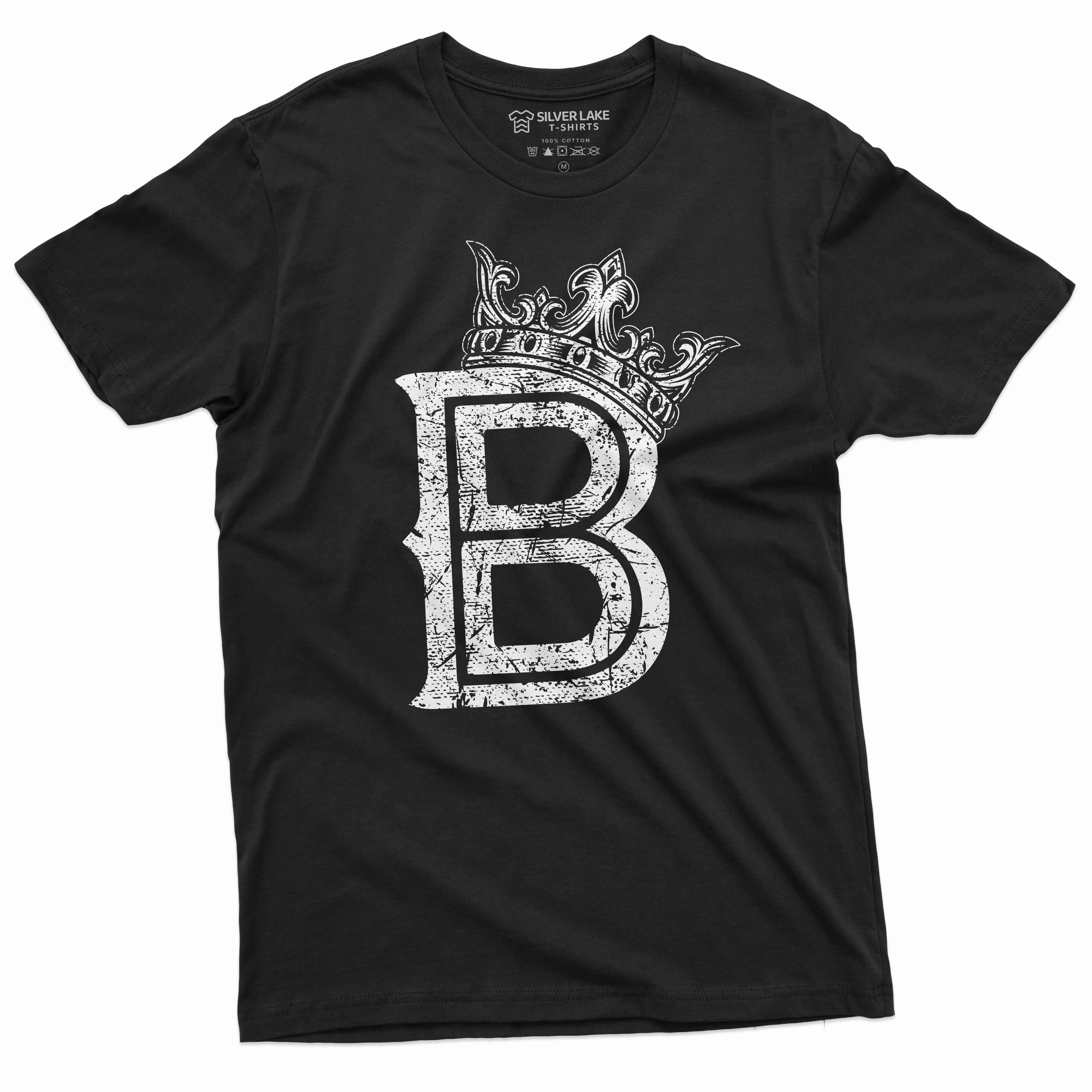 Crown with letter B tee shirt popular culture Queen Bee tee shirt Crown B shirt Womens Unisex tee