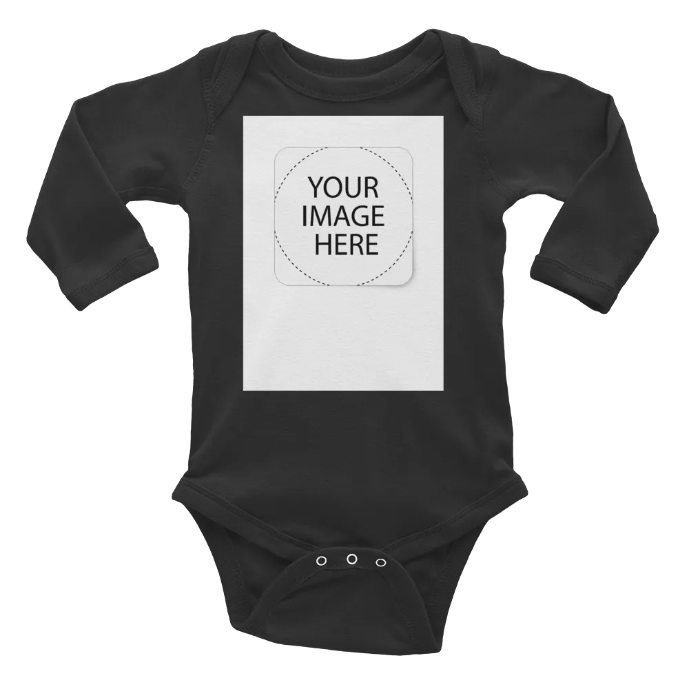 Custom Image Infant Long Sleeve Bodysuit