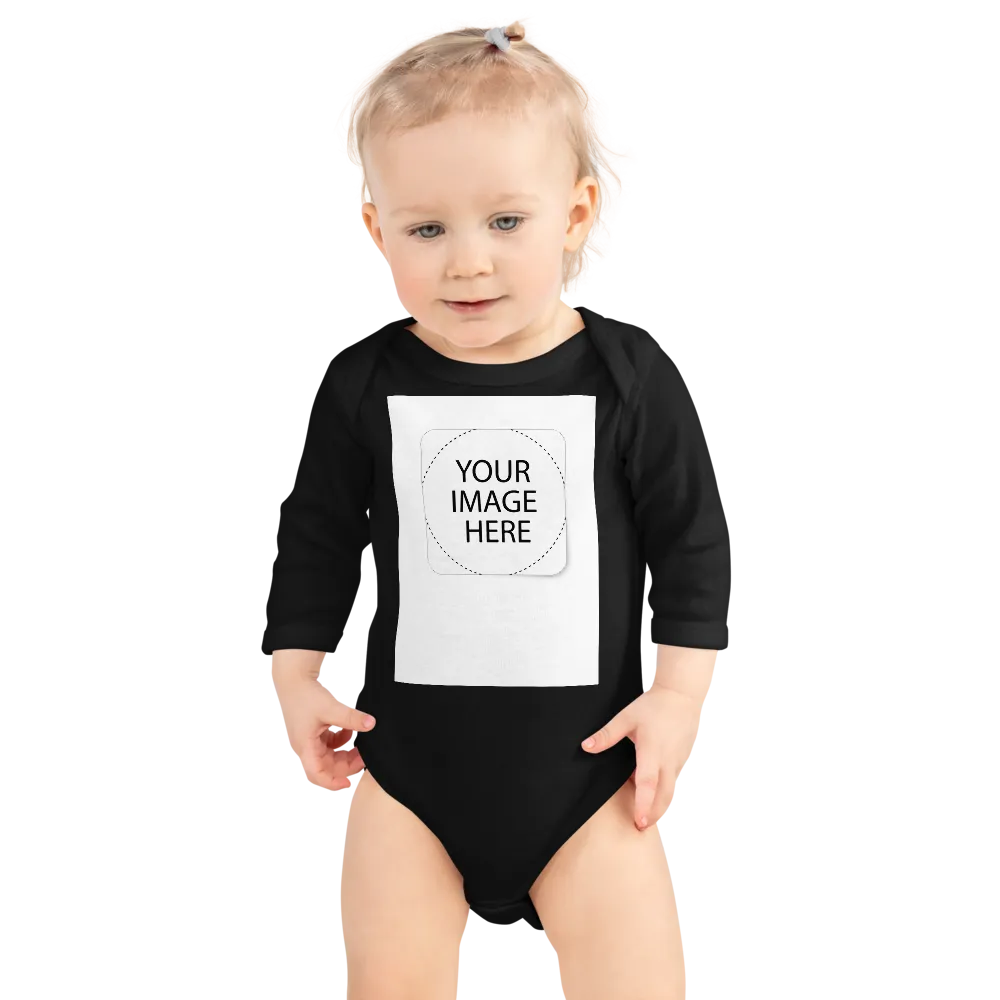 Custom Image Infant Long Sleeve Bodysuit