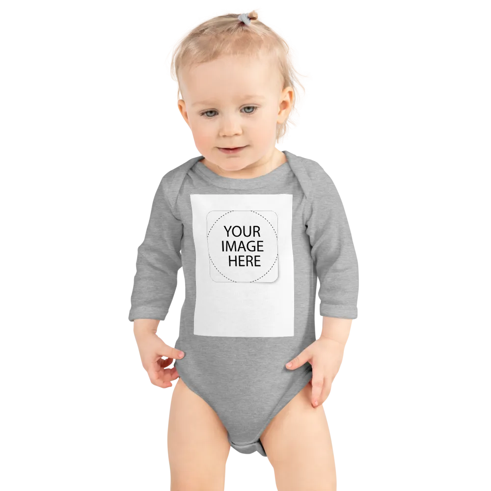 Custom Image Infant Long Sleeve Bodysuit