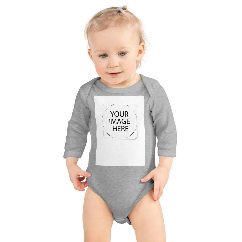 Custom Image Infant Long Sleeve Bodysuit