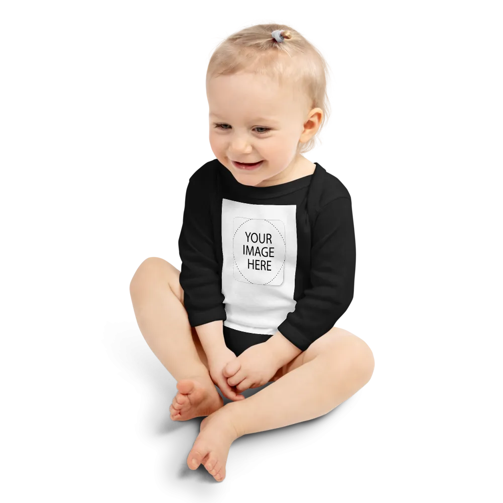 Custom Image Infant Long Sleeve Bodysuit
