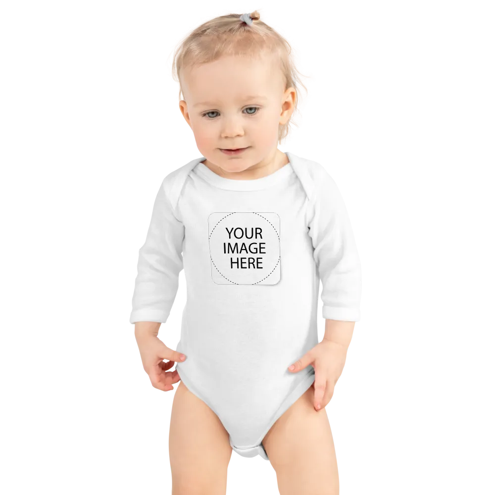 Custom Image Infant Long Sleeve Bodysuit