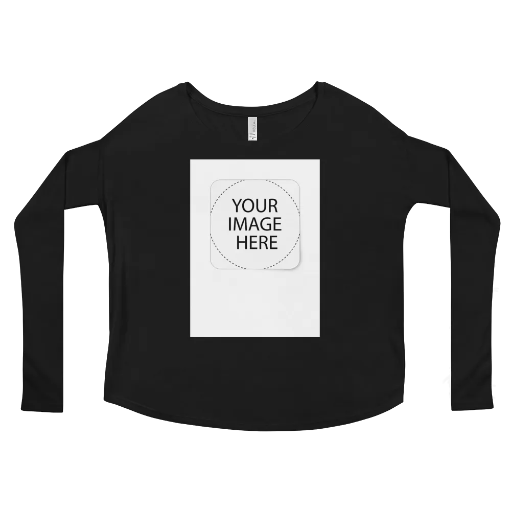 Custom Image Ladies' Long Sleeve Tee