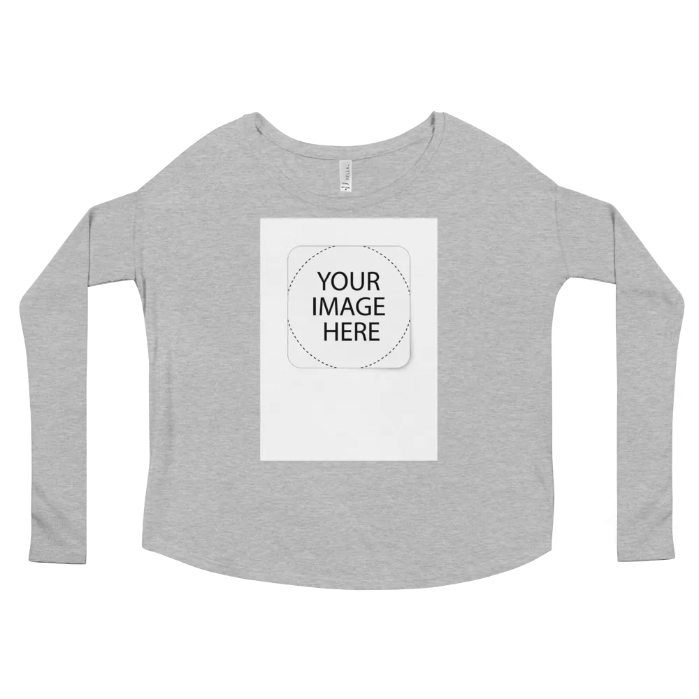 Custom Image Ladies' Long Sleeve Tee