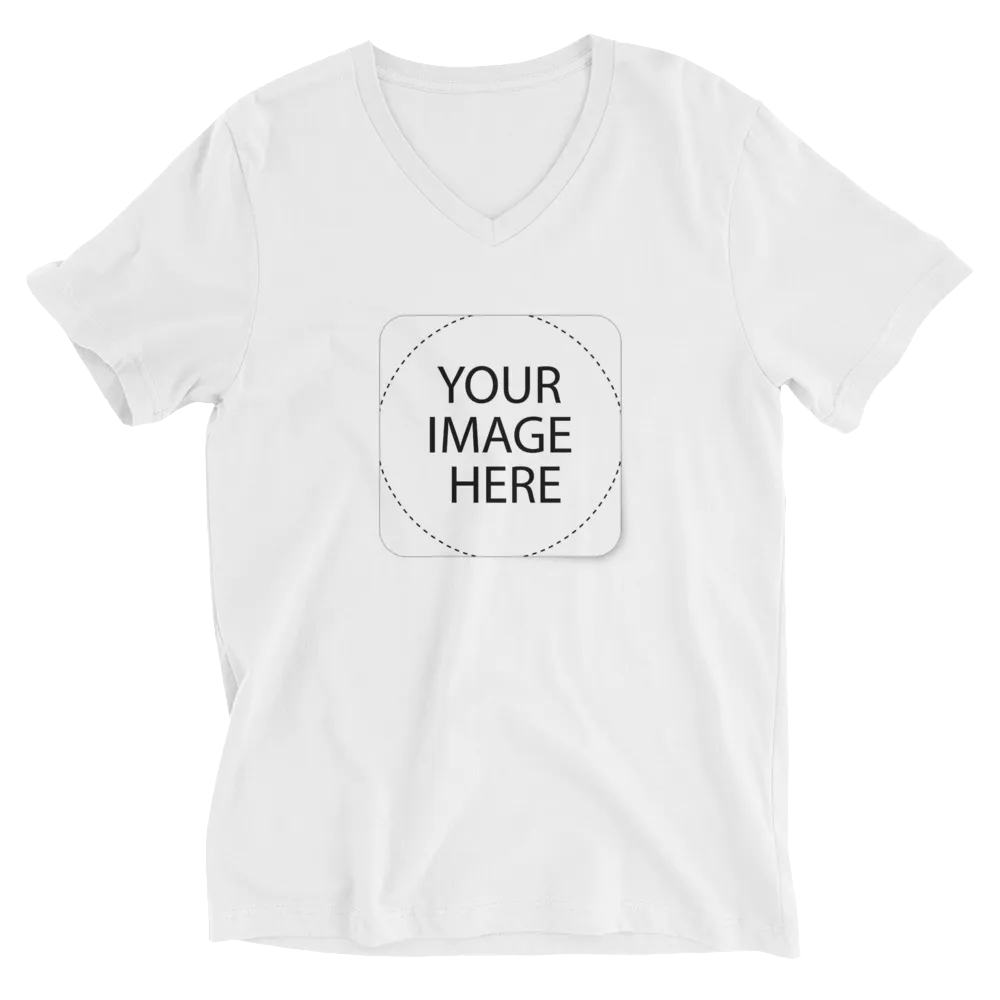 Custom Image  Short Sleeve V-Neck T-Shirt