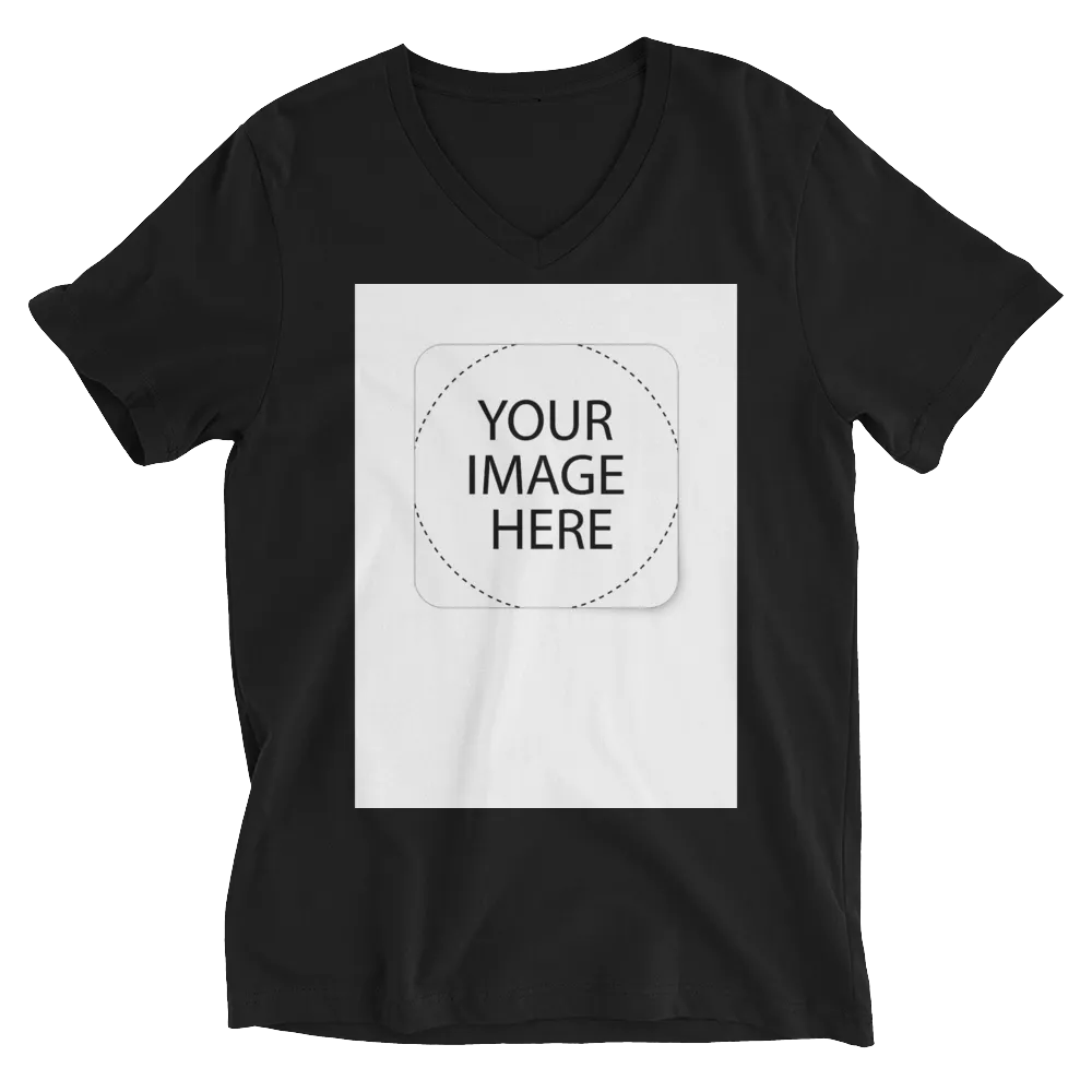 Custom Image  Short Sleeve V-Neck T-Shirt