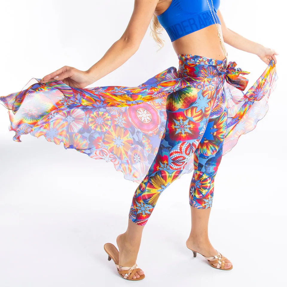 Custom Silk 3/4  Wrap Skirt - Custom Designs
