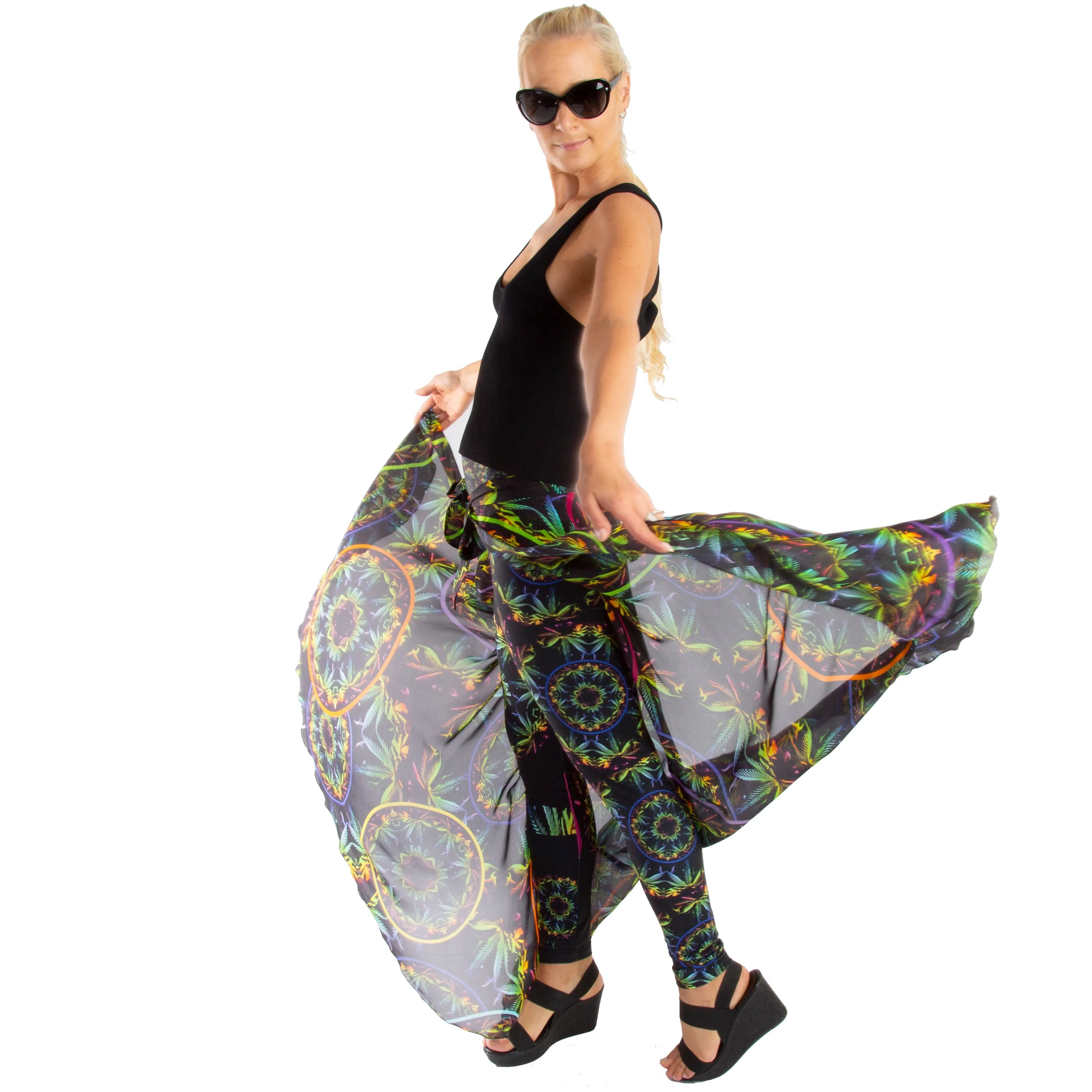 Custom Silk 3/4  Wrap Skirt - Custom Designs