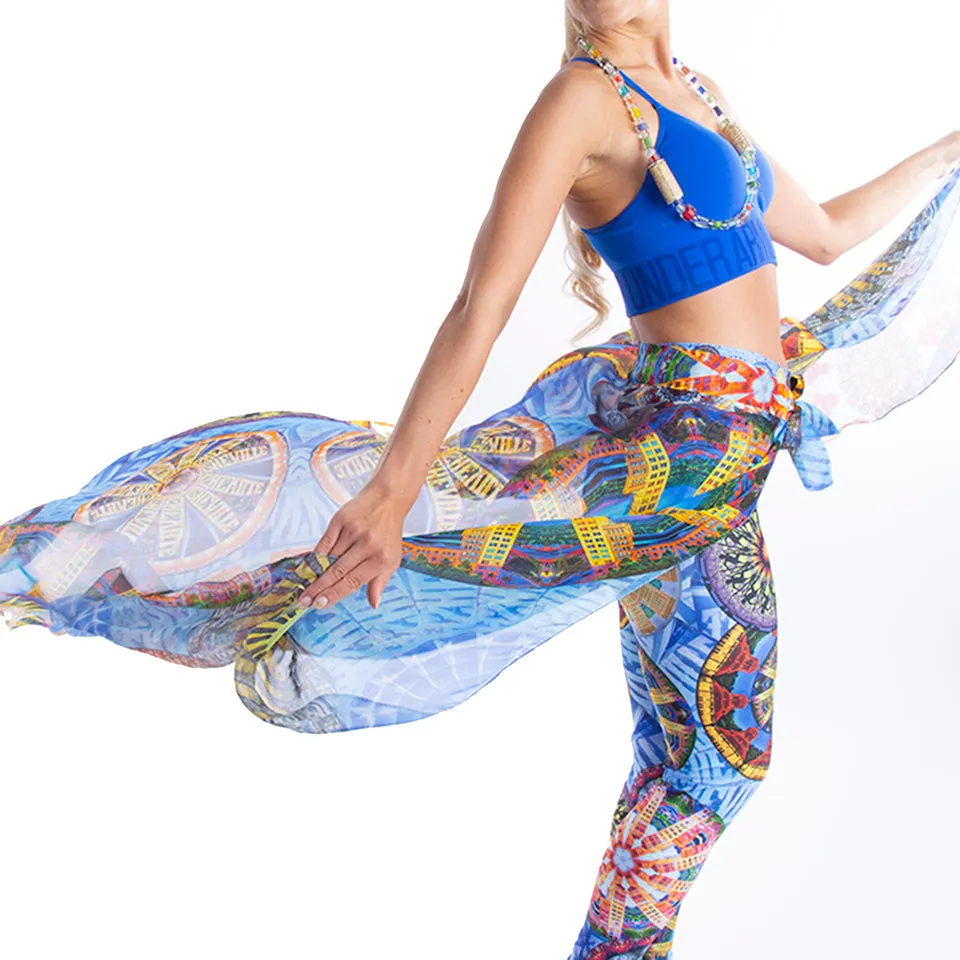 Custom Silk 3/4  Wrap Skirt - Custom Designs