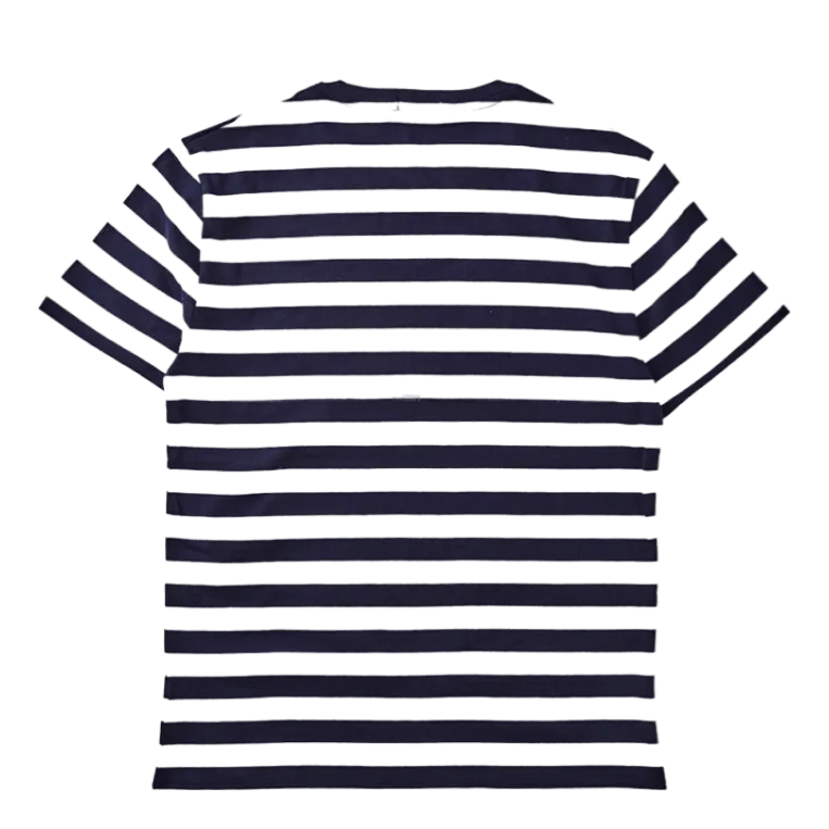 Custom Slim Fit Striped Jersey T-Shirt