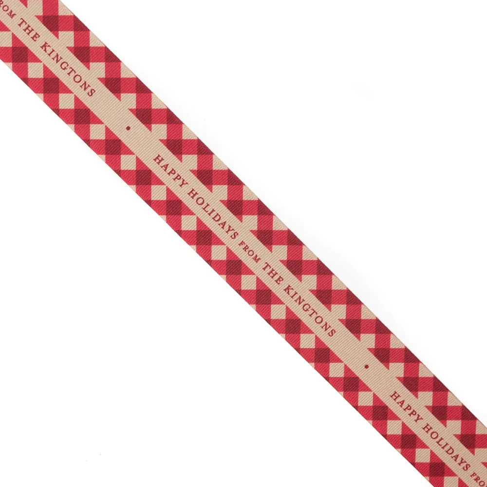 Customized Holiday Gingham
