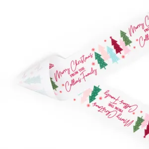 Customized Snowy Christmas Trees