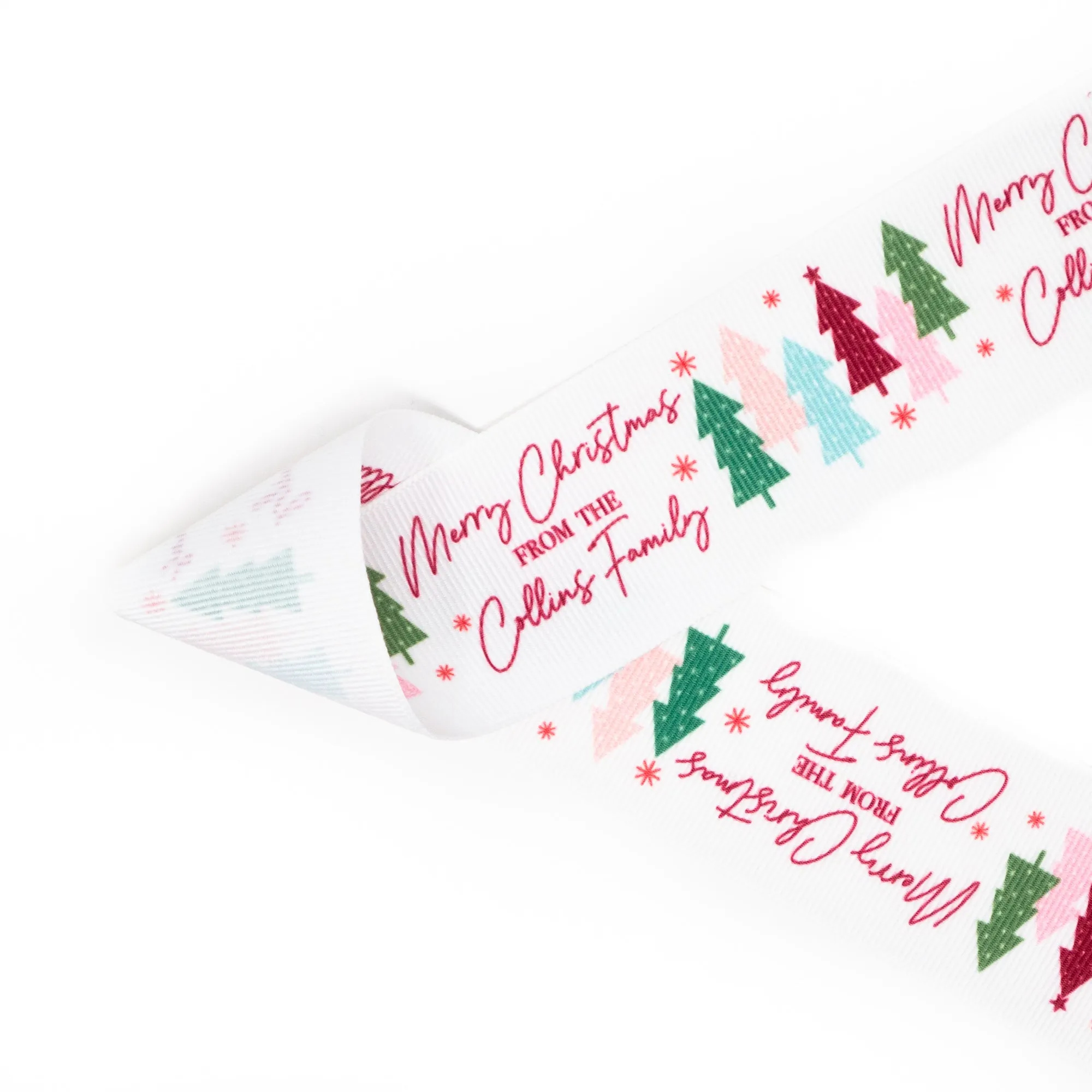 Customized Snowy Christmas Trees