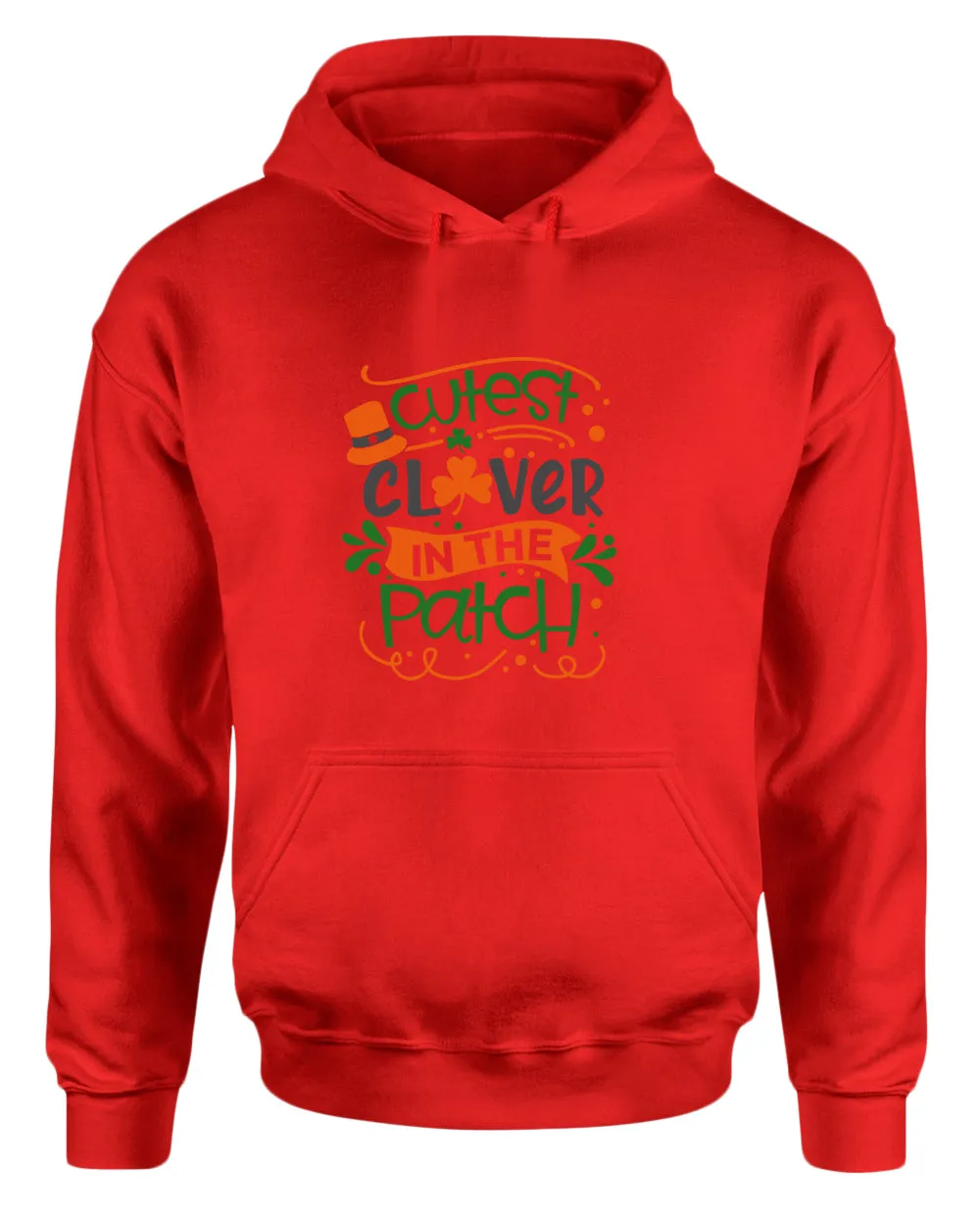 Cutest clever in the patch hoodie women st patrick's day hoodie
