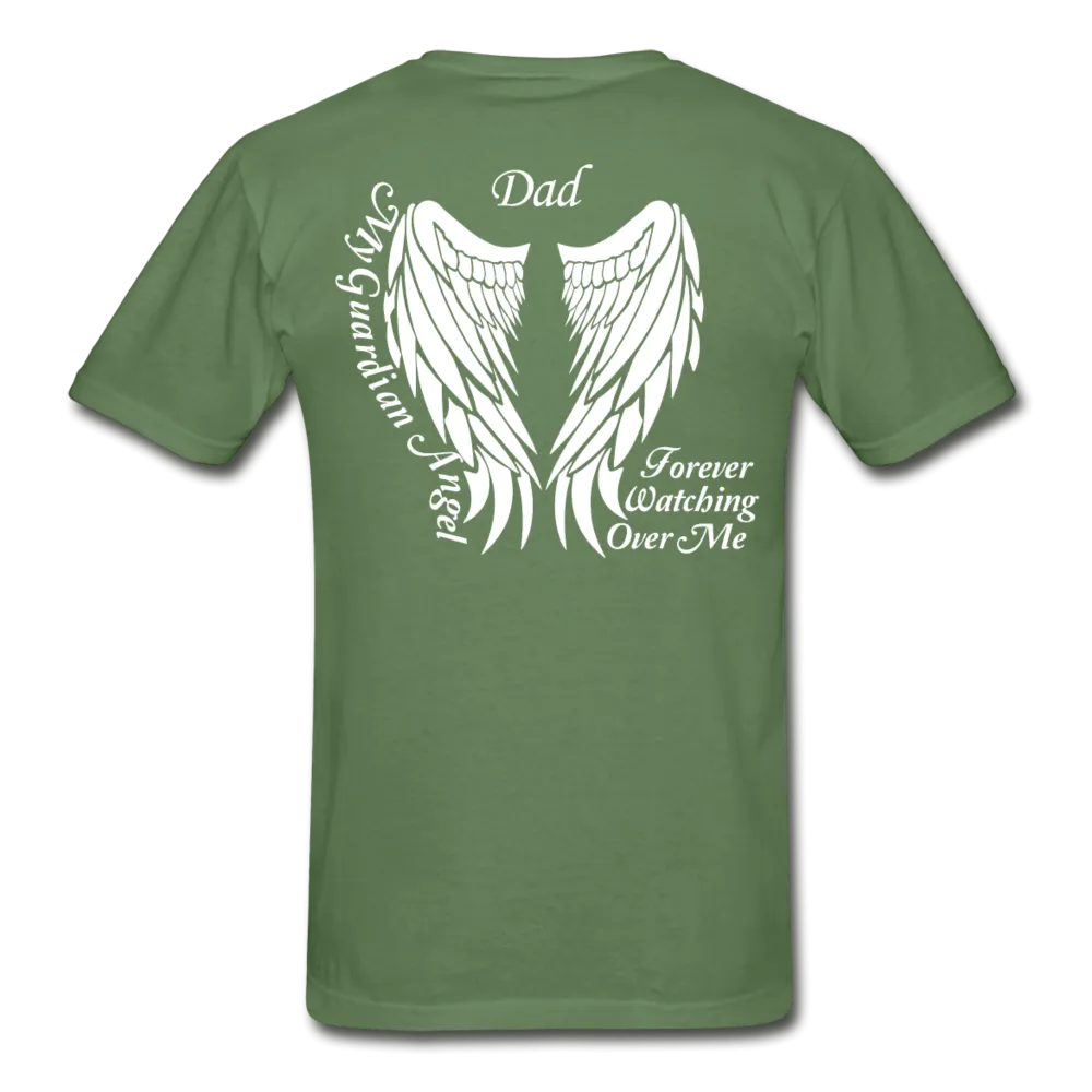 Dad Guardian Angel Gildan Ultra Cotton Adult T-Shirt
