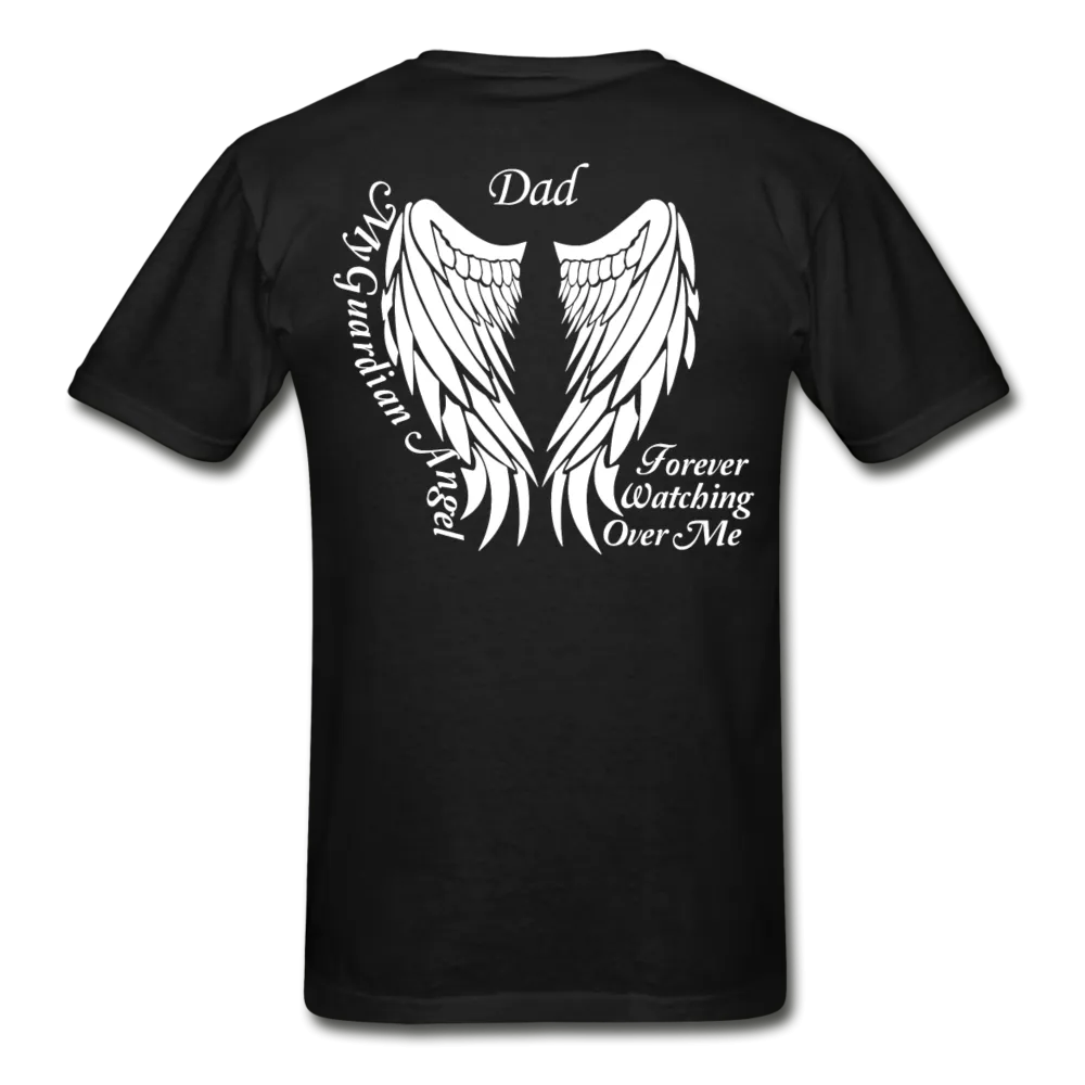 Dad Guardian Angel Gildan Ultra Cotton Adult T-Shirt