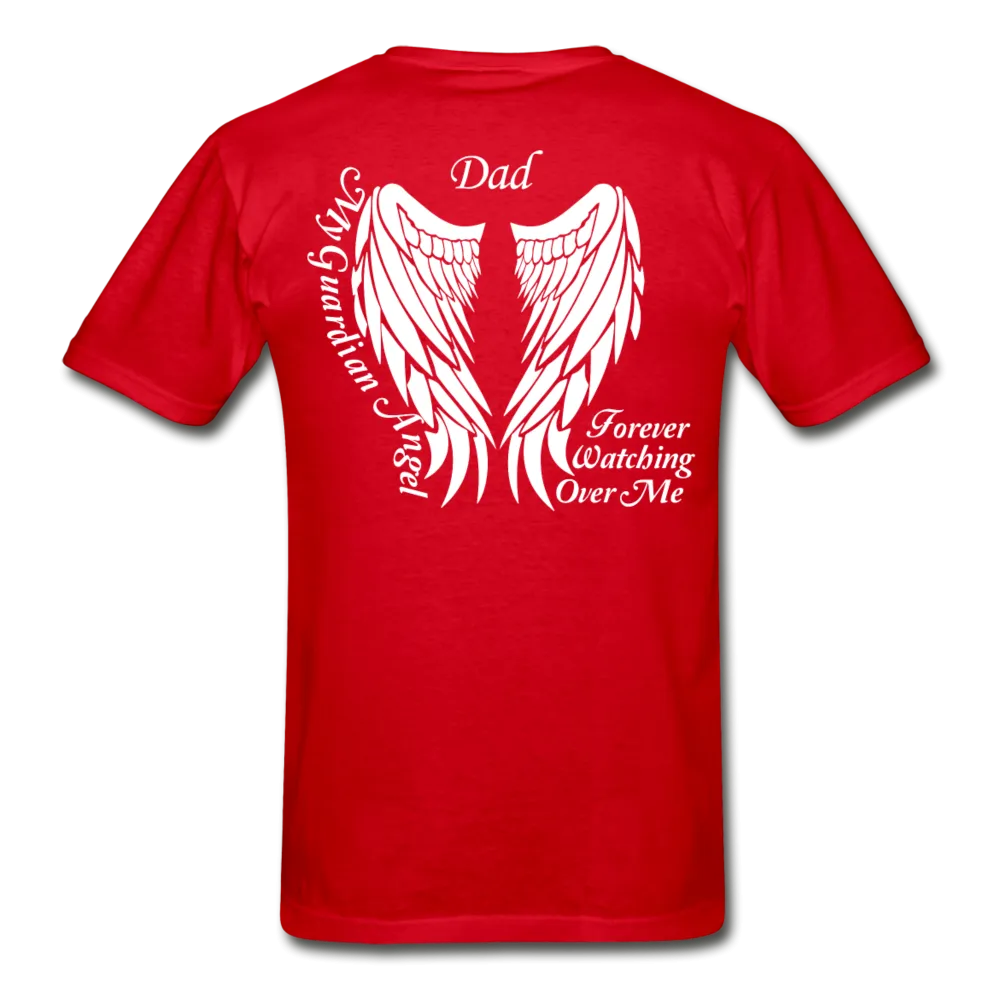 Dad Guardian Angel Gildan Ultra Cotton Adult T-Shirt