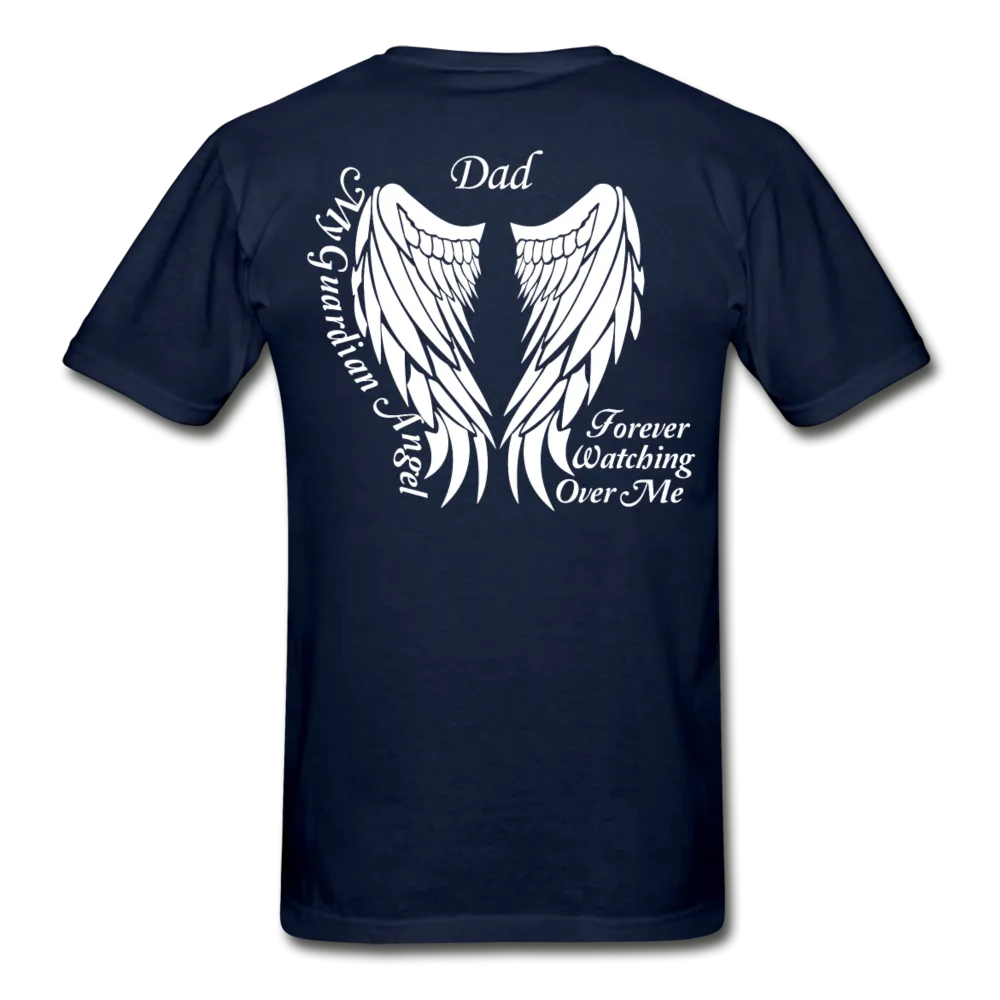 Dad Guardian Angel Gildan Ultra Cotton Adult T-Shirt