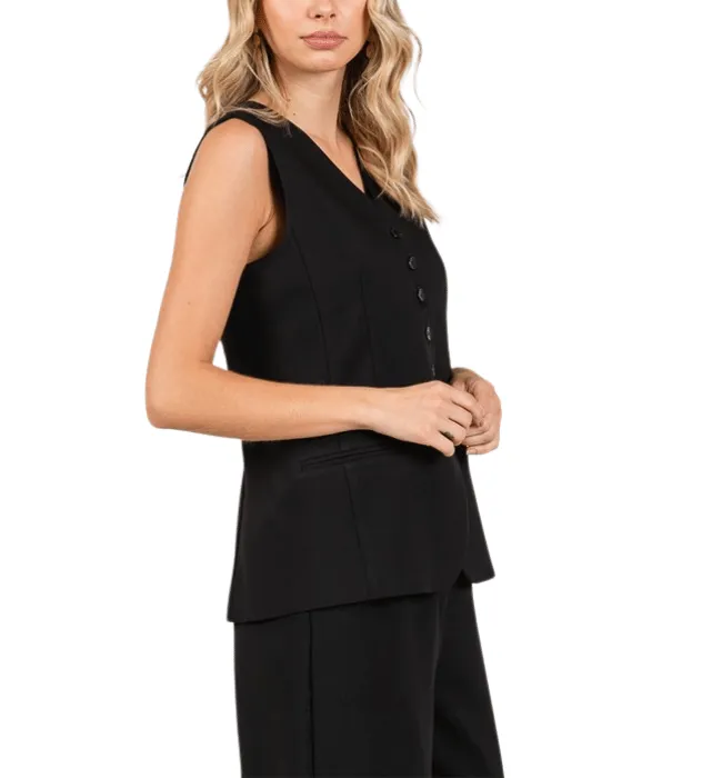 Daylen Black Vest
