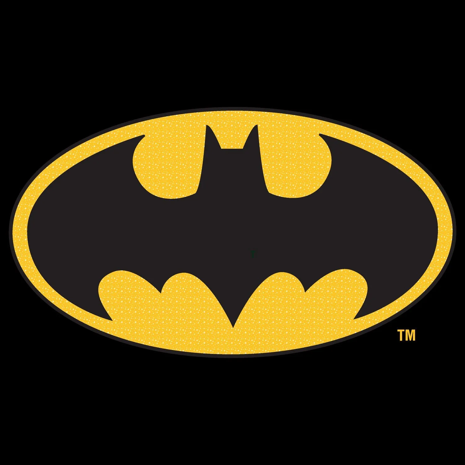 DC Comics Batman Logo Classic Official Women's T-shirt (Black)