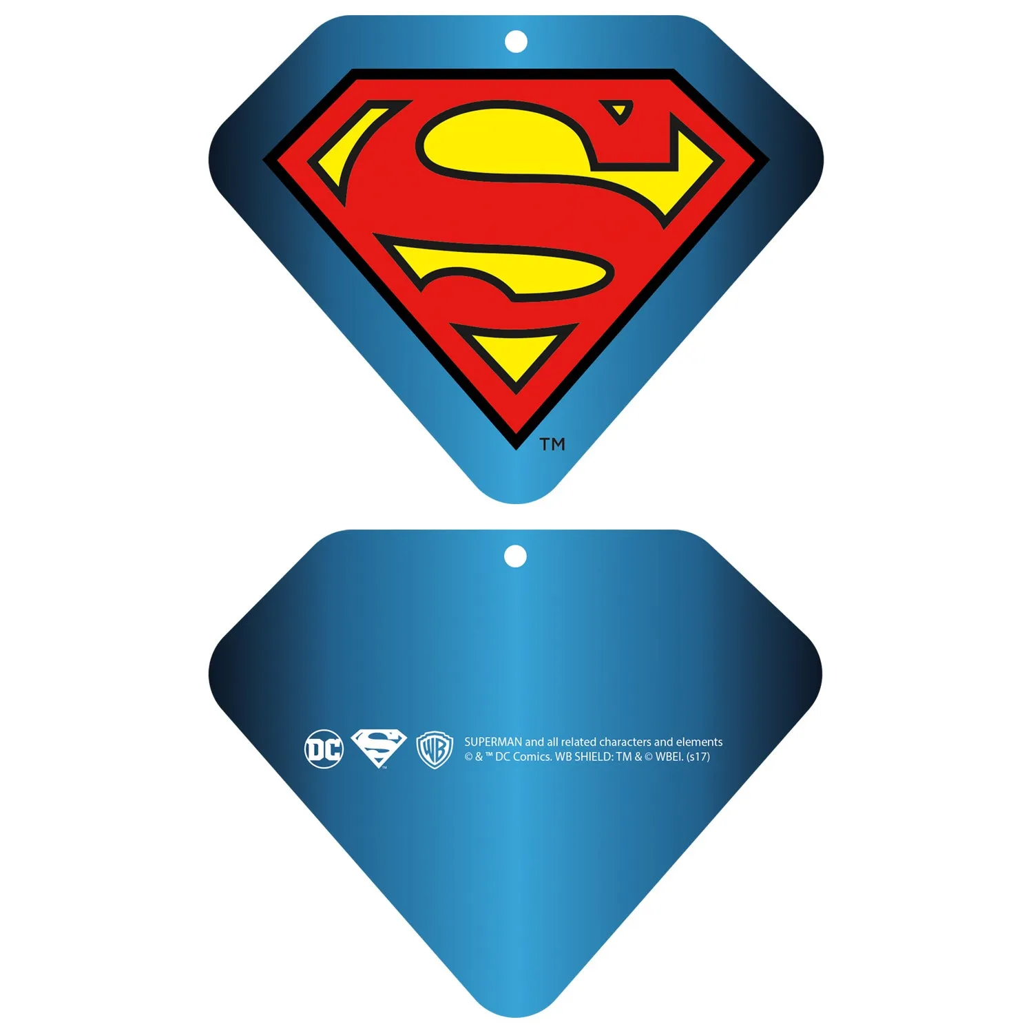 DC Comics Superman Logo Saturated Official Women's T-shirt (Black)