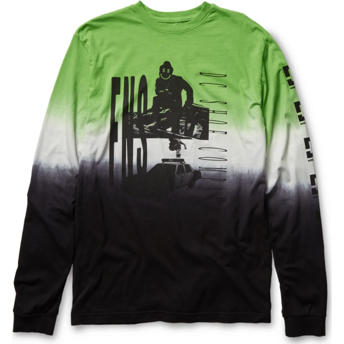 DC X FNS LS DIP DYE TEE