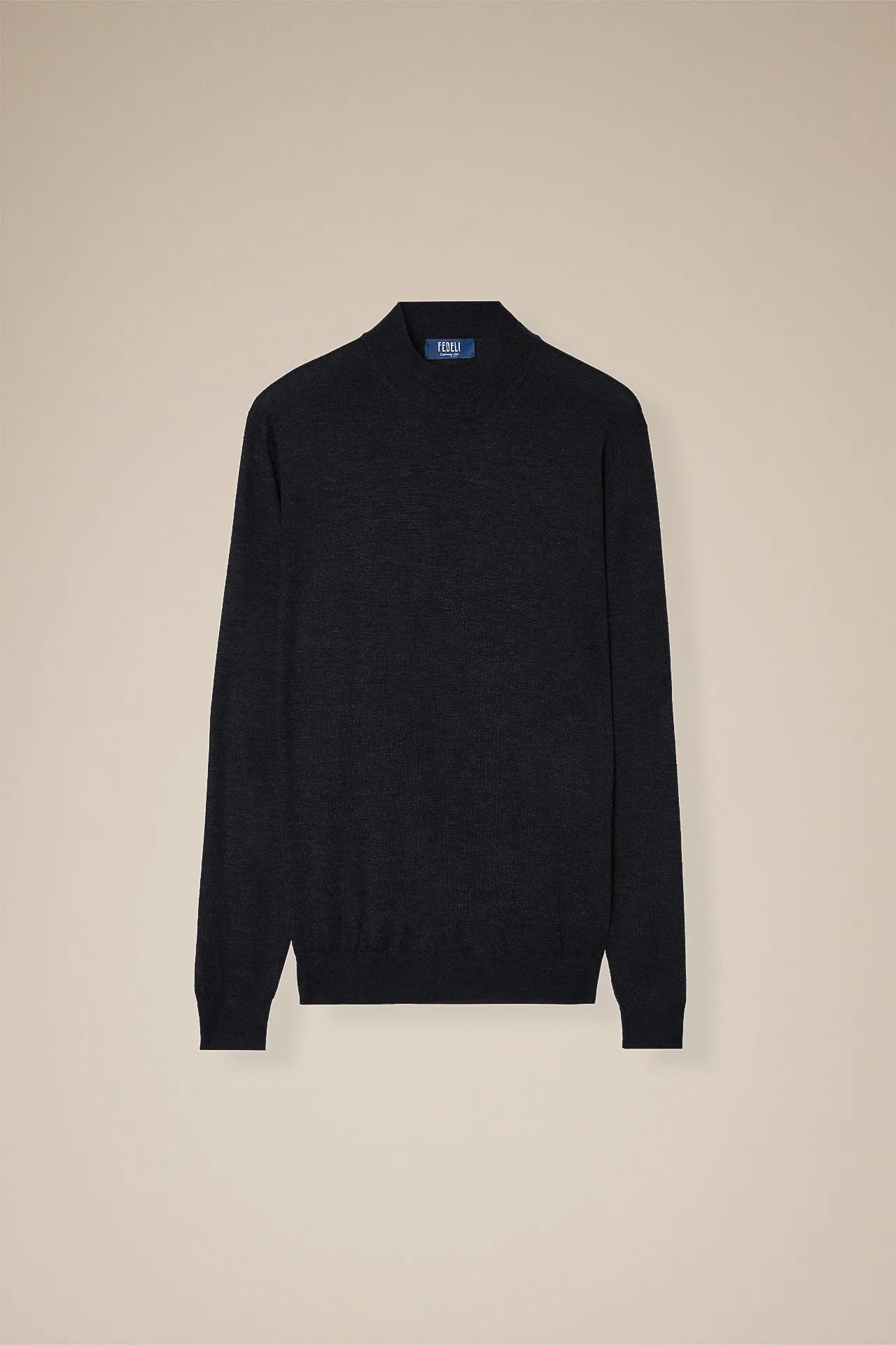 Derby Special Cashmere Silk Mock Neck in iconic colors