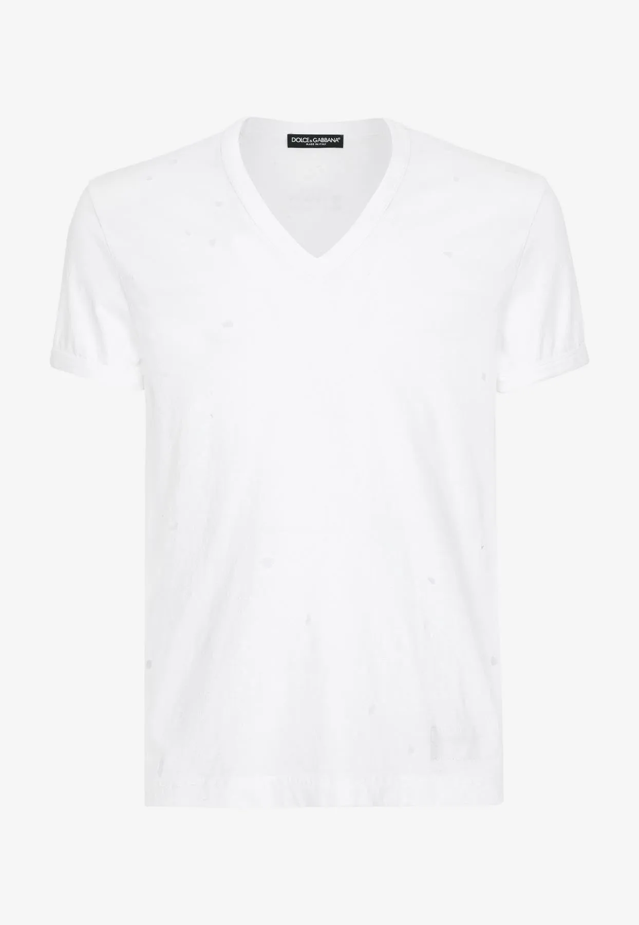 Distressed Re-Edition V-neck T-shirt