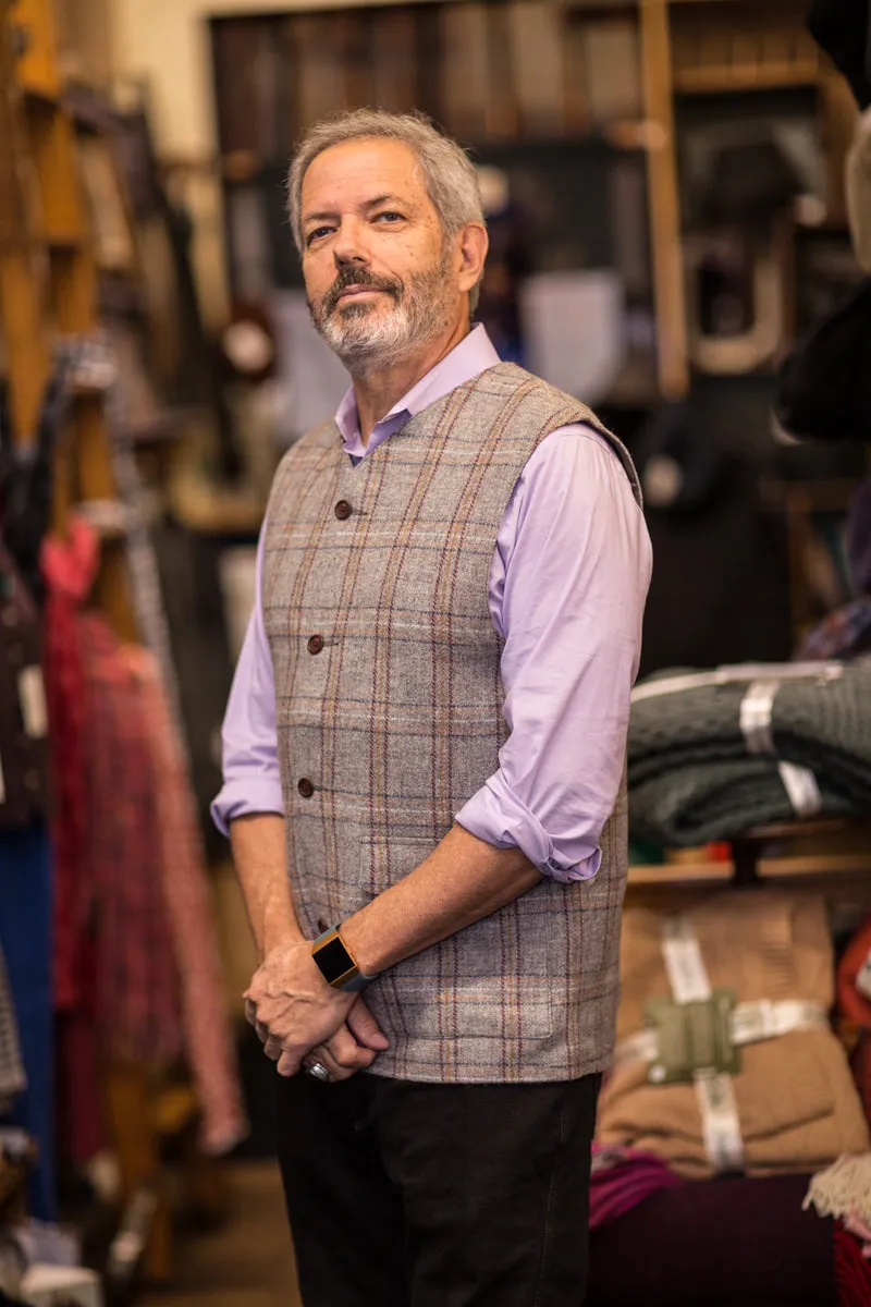Donegal Tweed Sleeveless Men’s Coat/Vest