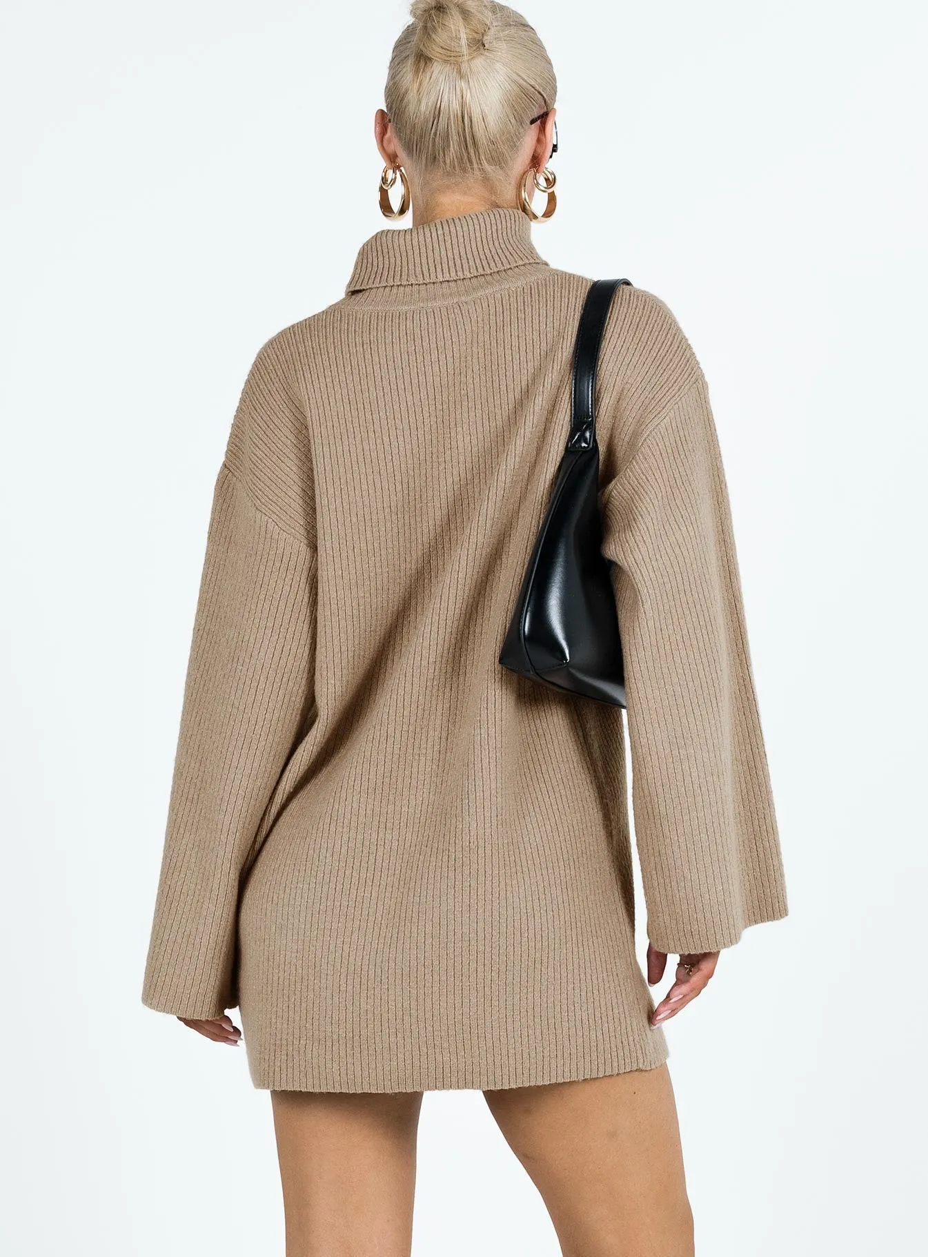 Dress Knit Beige Huge selection Sonelle Mini Courteous staff