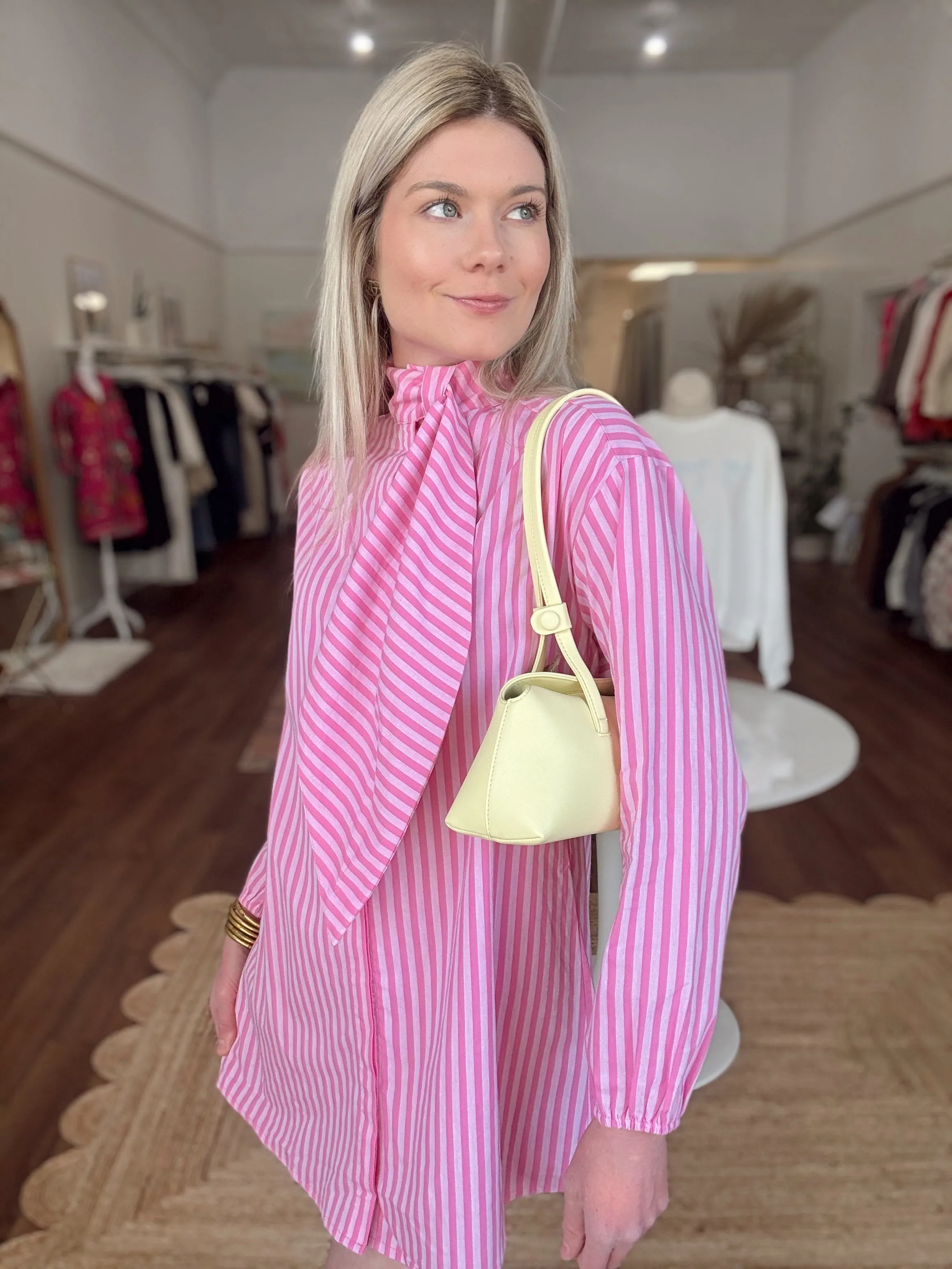 Dulce Oversized Tunic Shirt Dress