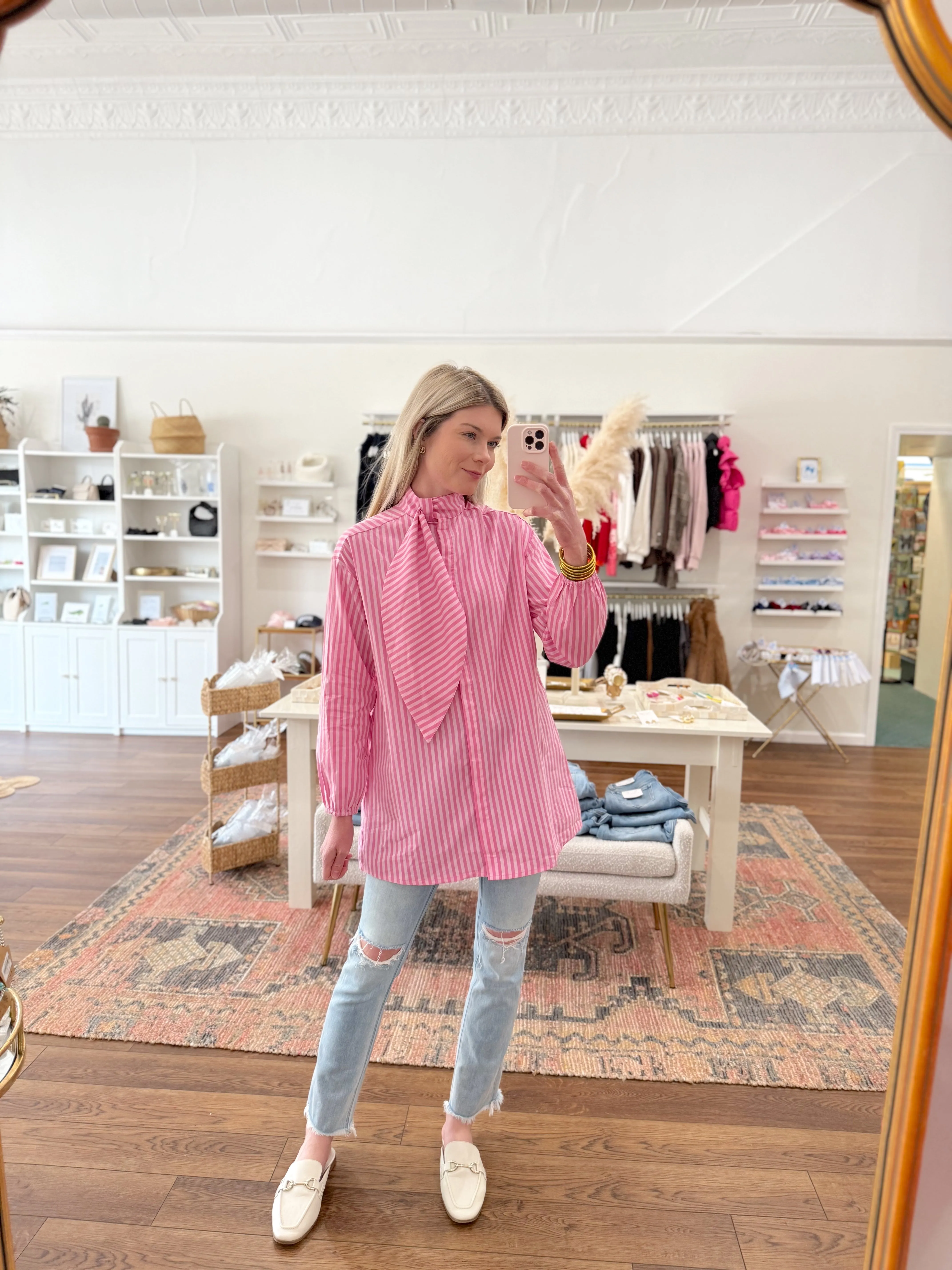 Dulce Oversized Tunic Shirt Dress