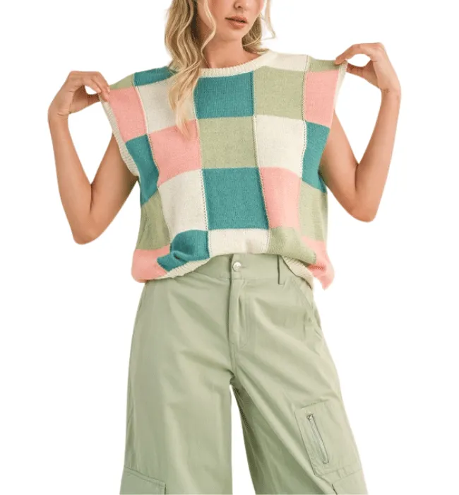 Dylan Checkered Top