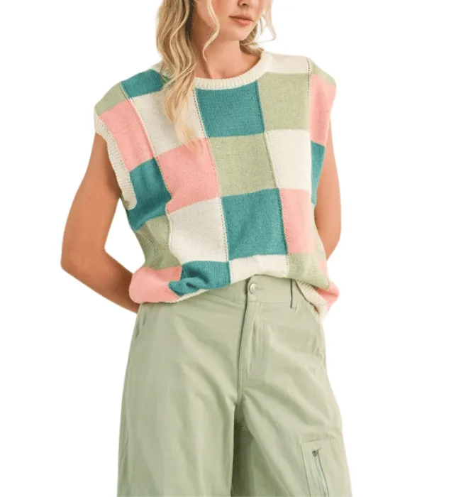 Dylan Checkered Top