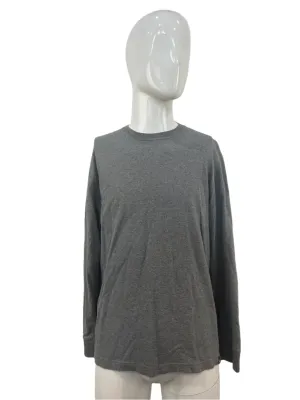 Eddie Bauer Gris Long Sleeve Shirt