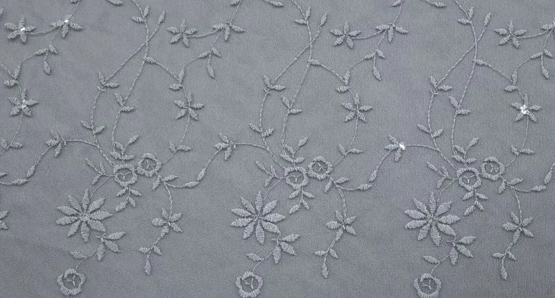Embroidered Lace Dainty Floral