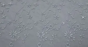 Embroidered Lace Dainty Floral