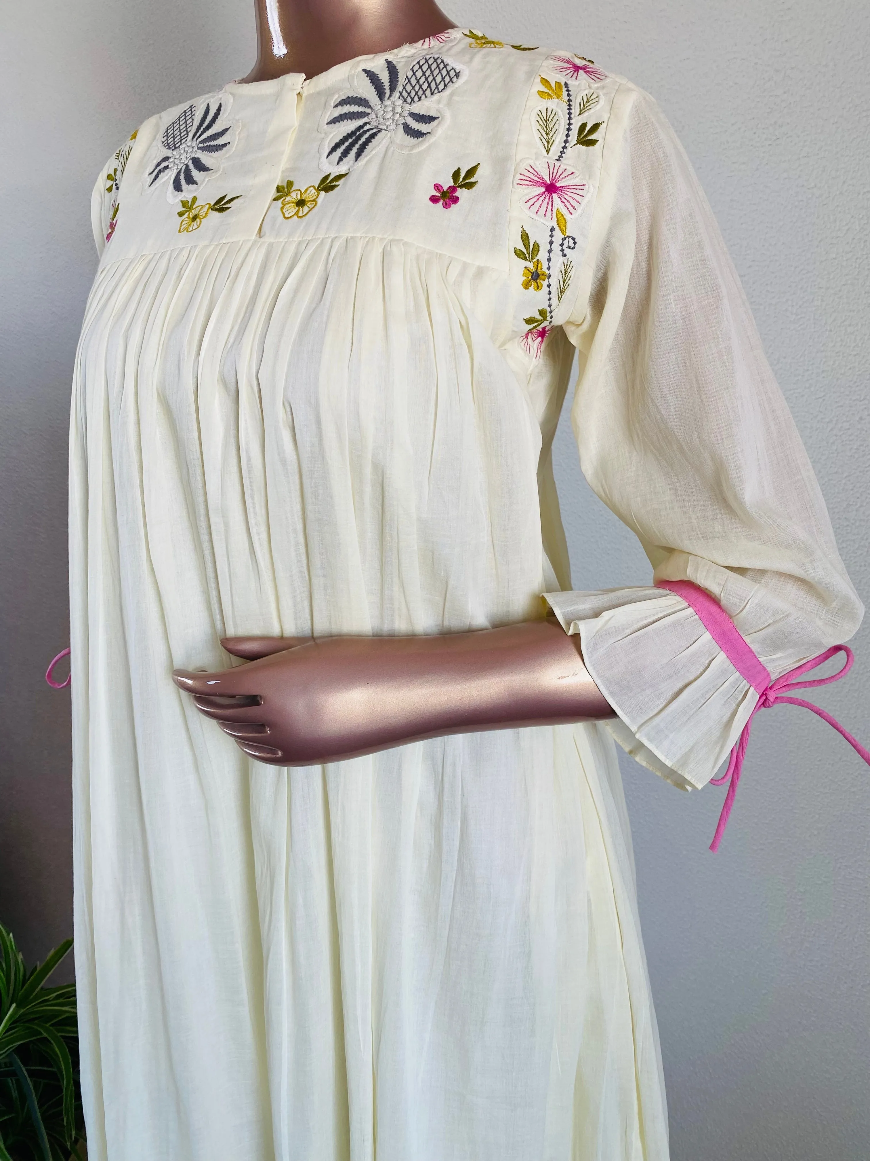 Embroidered Mul Cotton Tunic