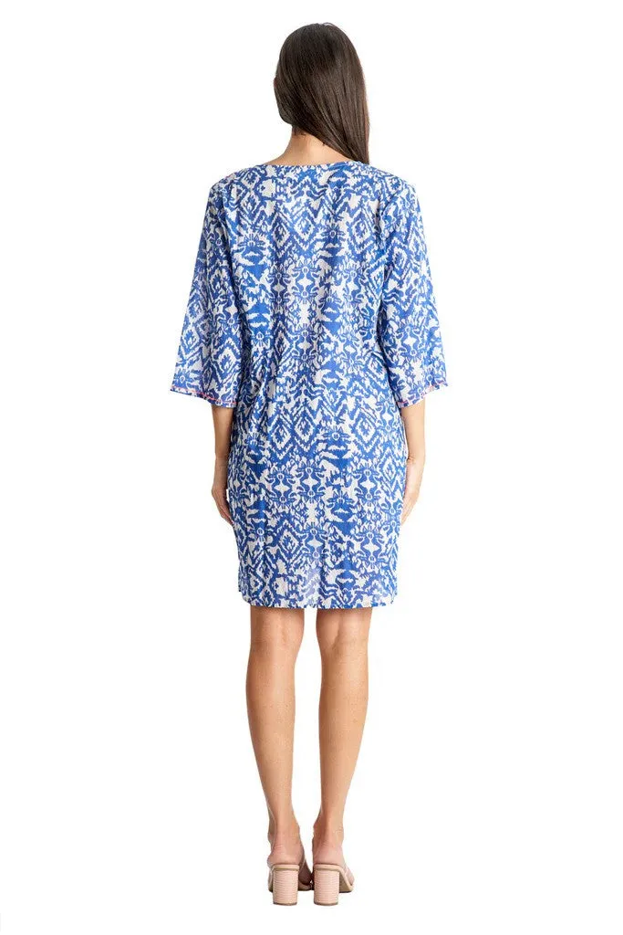 Embroidered Print Tunic