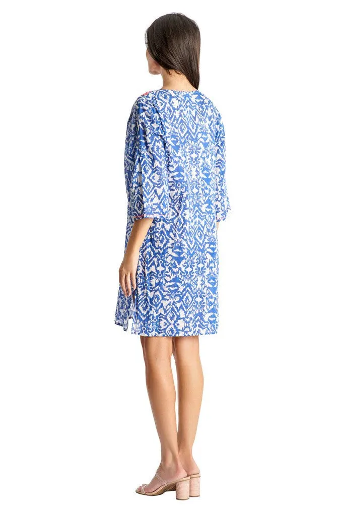 Embroidered Print Tunic